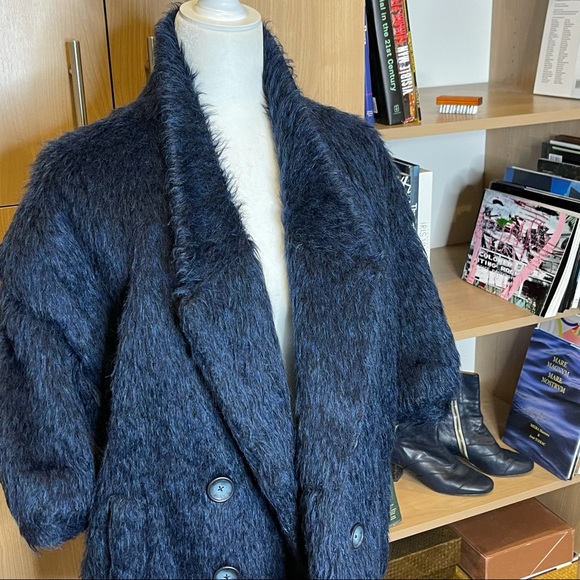 Jason Wu 🚩Host Pick 🚩 navy blue mohair jacket - Picture 2 of 10